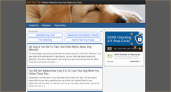 Desktop Screenshot of bestdogtips.com